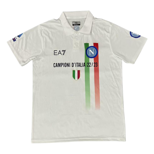 CAMISETA NAPOLI ESCUDO BLANCO 22/23