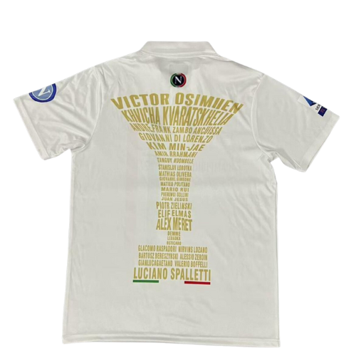 CAMISETA NAPOLI ESCUDO BLANCO 22/23