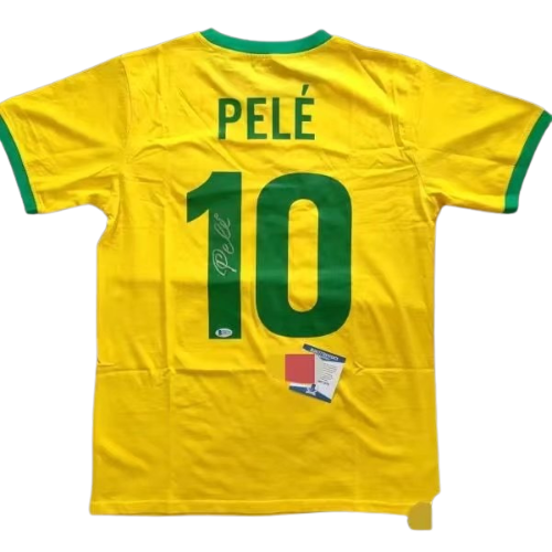 CAMISETA DE BRASIL FIRMADA POR PELÉ