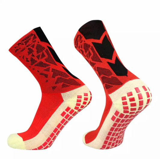 SOCKS GRIP® PROFESIONALES RED/ BLACK