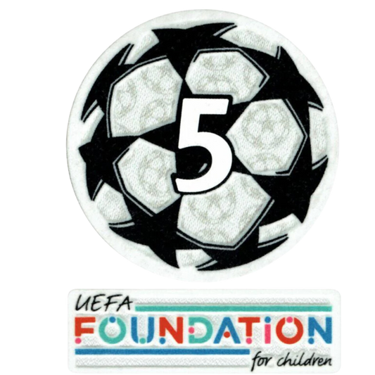 21-23 UCL Starball 5 veces ganador + Parche de juego de la Fundación UEFA