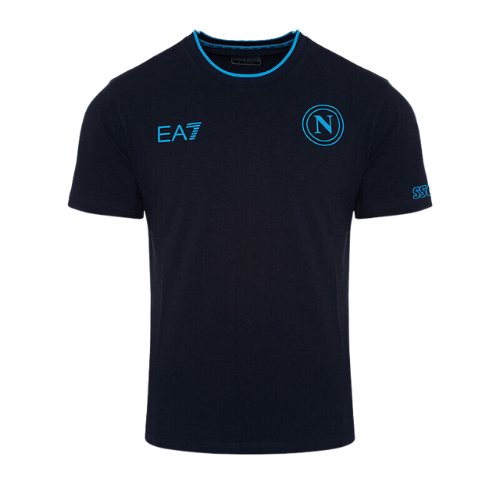 SSC NAPOLI T-SHIRT ARMANI AZUL 2023/24