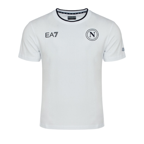 SSC NAPOLI T-SHIRT ARMANI BLANCA 2023/24