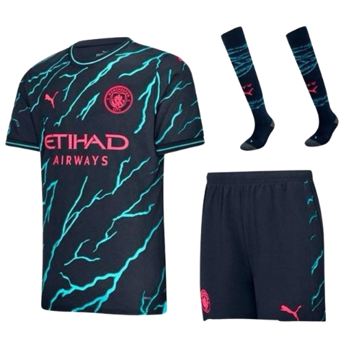 KIT PARA NIÑOS MANCHESTER CITY HOME 2023/24