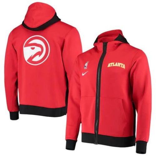 CHAQUETA CON CAPUCHA Y CREMALLERA NBA ATLANTA HAWKS