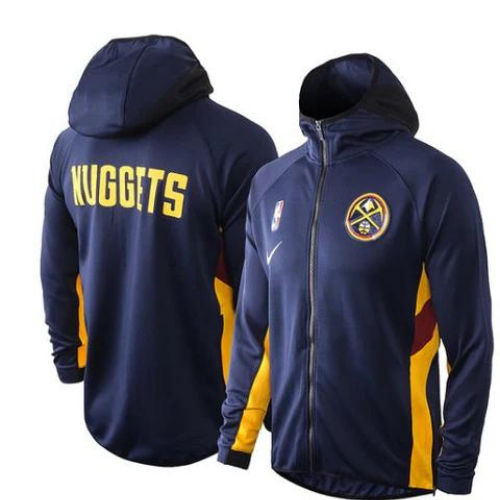 CHAQUETA CON CAPUCHA Y CREMALLERA NBA DENVER NUGGETS 2021/22