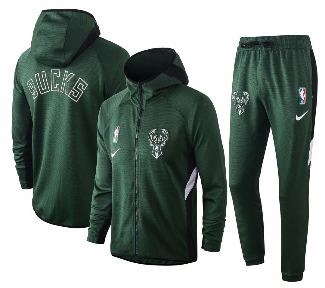KIT CHANDAL con capucha Milwaukee Bucks NBA