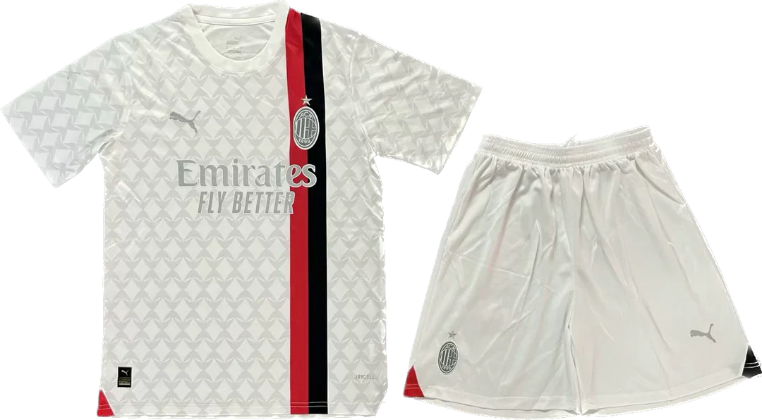 KIT PARA NIÑOS Milan away 2023/24