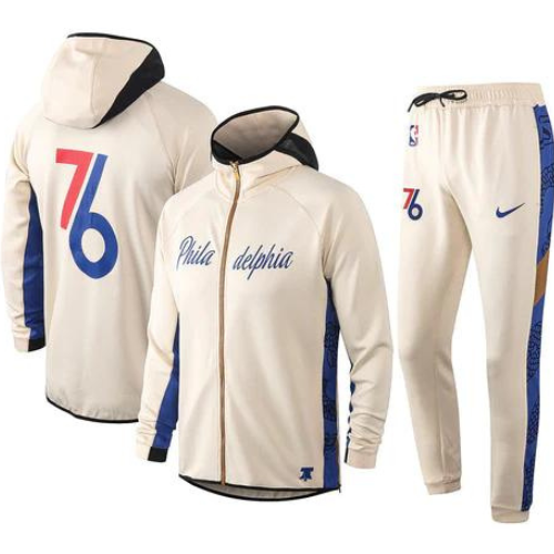 KIT CHAQUETA CON CREMALLERA Y CAPUCHA NBA PHILADELPHIA 76ERS 2021/22