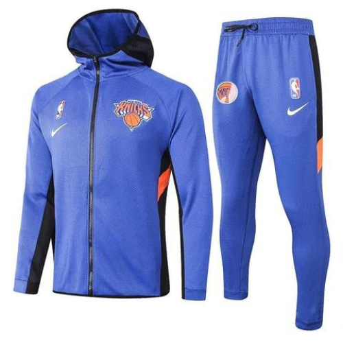 KIT CHAQUETA CON CREMALLERA Y CAPUCHA + CHÁNDAL MORADO NBA NEW YORK KNICKS 2021/22