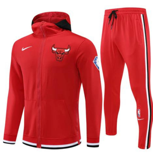 KIT NBA CHAQUETA + CHANDAL CHICAGO BULLS 75TH ANNIVERSARIO 2022/23