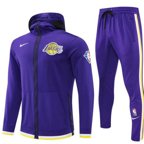 KIT NBA CHAQUETA + CHANDAL LOS ANGELES LAKERS 75TH ANNIVERSARIO 2022/23