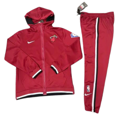 KIT NBA CHAQUETA + CHANDAL MIAMI HEAT 75TH ANNIVERSARIO 2022/23