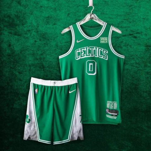 KIT NBA MAILLOT + PANTALÓN CORTO BOSTON CELTICS VERDE CITY EDITION 2021/22