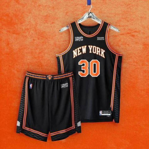 KIT NBA MAILLOT + PANTALÓN CORTO NEW YORK KNICKS NEGRO CITY EDITION 2021/22