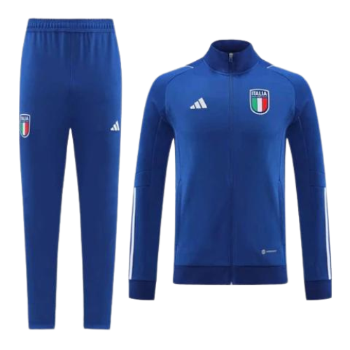 KIT CHAQUETA CREMALLERA + CHÁNDAL 2022/23 ITALIA AZUL