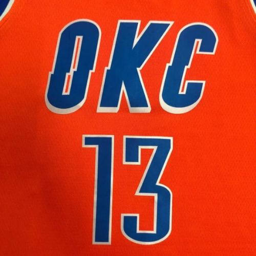 CAMISETA NBA NARANJA OKLAHOMA CITY 2021/22