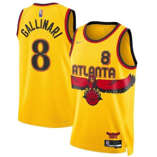 CAMISETA NBA ATLANTA HAWKS NIKE “CITY EDITION” AMARILLO 2021/22