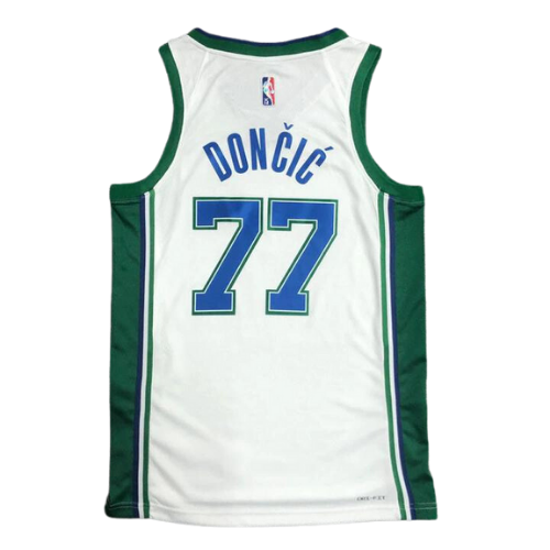 CAMISETA NBA VERDE-BLANCA MAVERICKS DALLAS CITY EDITION 2021/22