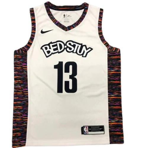 CAMISETA NBA BLANCA “BED-STUY” BROOKLYN NETS 2021/22