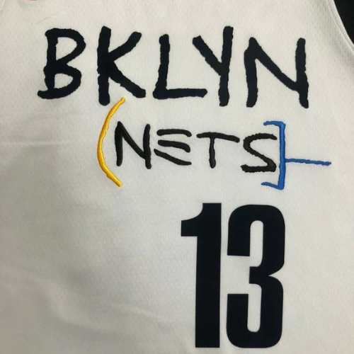 CAMISETA NBA BLANCA “BKLYN” BROOKLYN NETS 2021/22