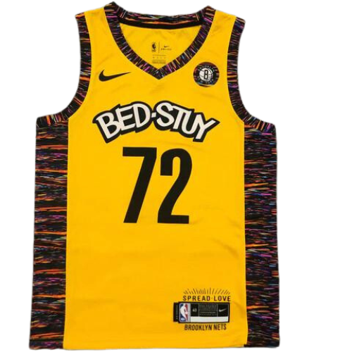 CAMISETA NBA  AMARILLO “BED-STUY” BROOKLYN NETS 2021/22