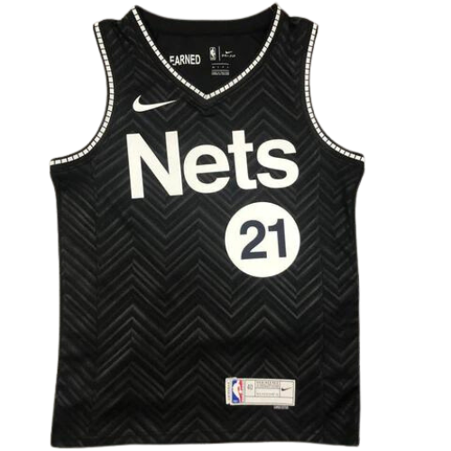 CAMISETA NBA NERA BROOKLYN NETS 2021/22