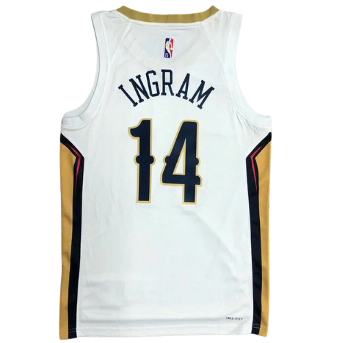 CAMISETA NBA NEW ORLEANS PELÍCANOS BLANCOS 2021/22