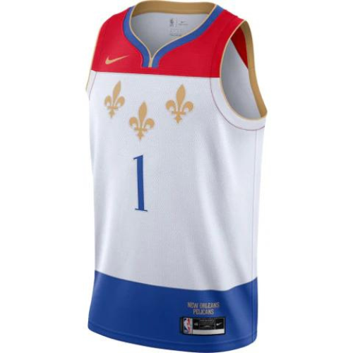 CAMISETA NBA NEW ORLEANS PELICANS CITY EDITION BLANCO 2020/21