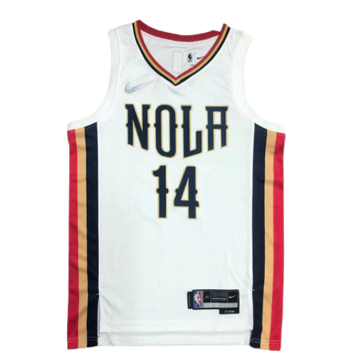 CAMISETA NBA NEW ORLEANS PELICANS CITY EDITION BLANCO 2021/22