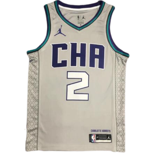 CAMISETA NBA RETRO GRIGIA CHARLOTTE HORNETS 2019/20