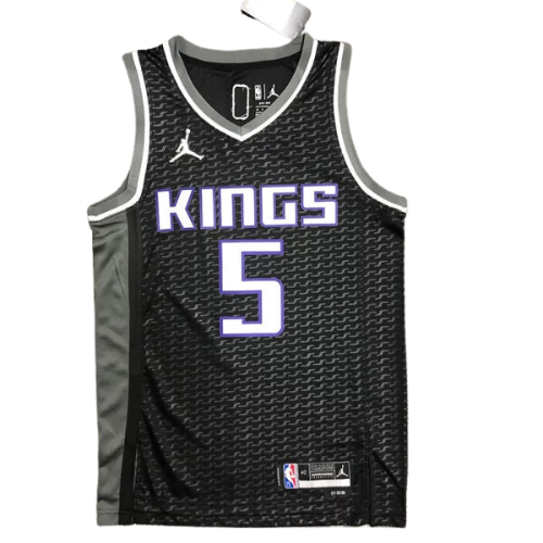 CAMISETA NBA SACRAMENTO KINGS NEGRA 2021/22