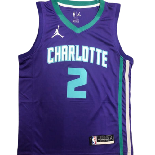 CAMISETA NBA MORADA HORNETS 2021/22