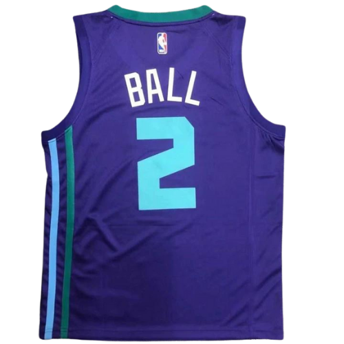 CAMISETA NBA MORADA HORNETS 2021/22