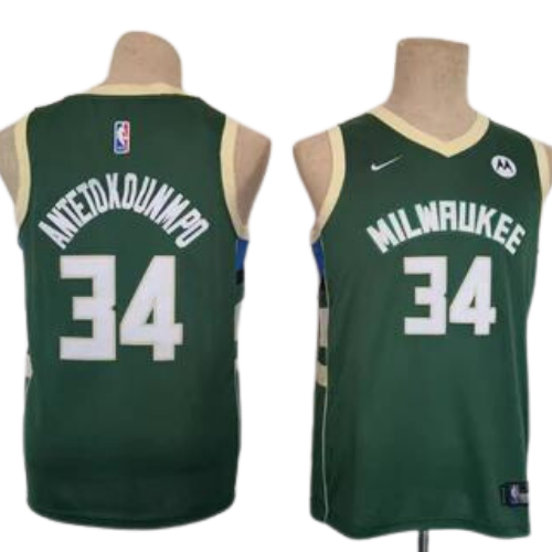 CAMISETA VERDE NBA MILWAUKEE BUCKS