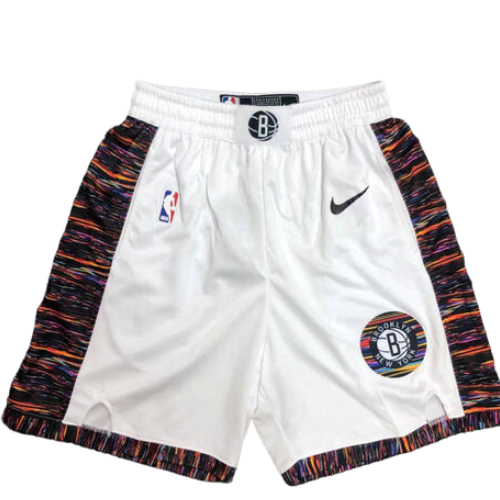 PANTALONES CORTOS NBA ROJOS Y BLANCOS BROOKLYN NETS 2021/22