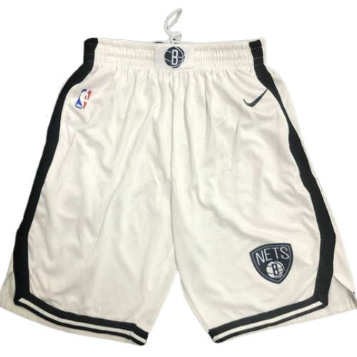 PANTALONES CORTOS NBA BLANCOS BROOKLYN NETS 2021/22