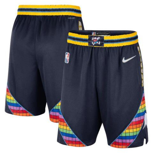 PANTALONES CORTOS NBA DENVER NUGGETS MULTICOLOR CITY EDITION 2021/22