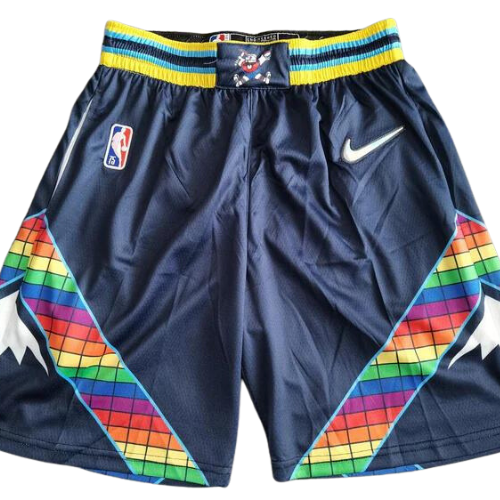 PANTALONES CORTOS NBA DENVER NUGGETS MULTICOLOR CITY EDITION 2021/22