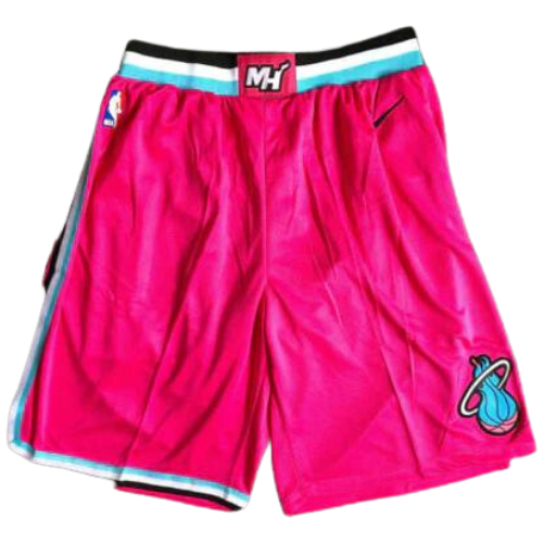 PANTALONES CORTOS NBA MIAMI HEAT ROSA 2021/22