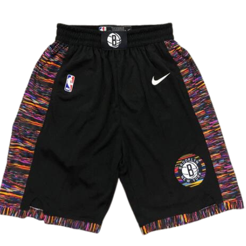 PANTALONES CORTOS NEGROS NBA BROOKLYN NETS 2021/22