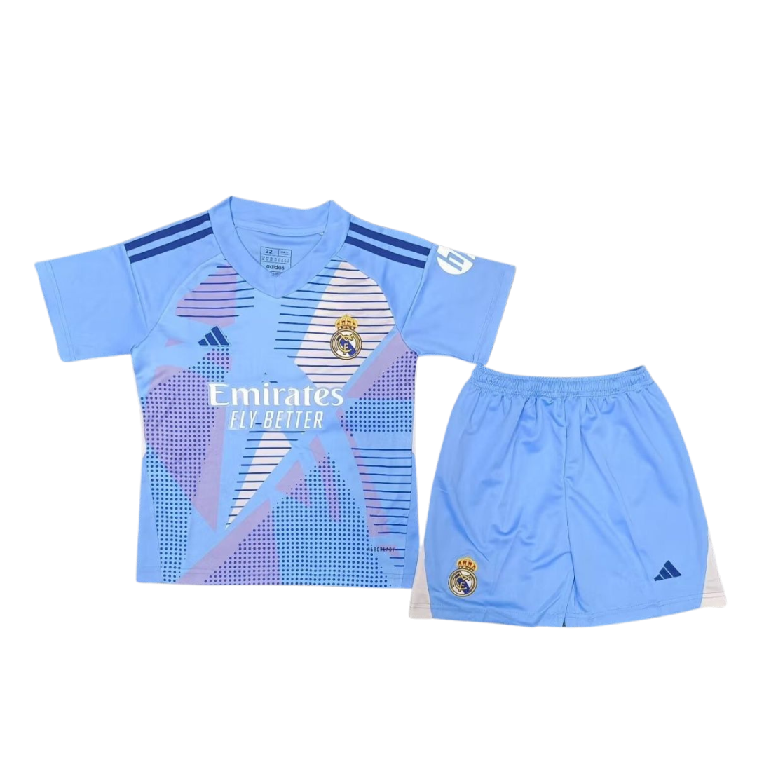 KIT PARA NIÑOS REAL MADRID PORTERO 2024/25