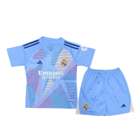 KIT PARA NIÑOS REAL MADRID PORTERO 2024/25