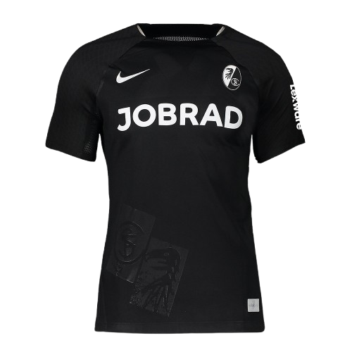 Camiseta visitante SC Freiburg 24/25 negra para niños