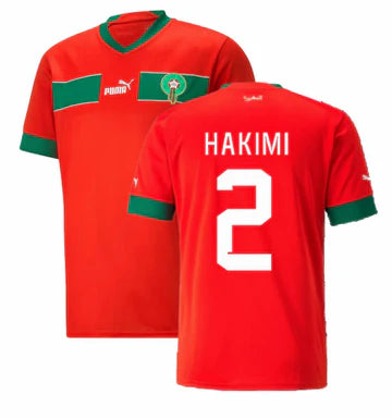 CAMISETA MARRUECOS HAKIMI 2 HOME 2022/23