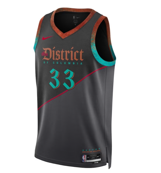 CAMISETA NBA WIZARDS CITY EDITION 2024/25