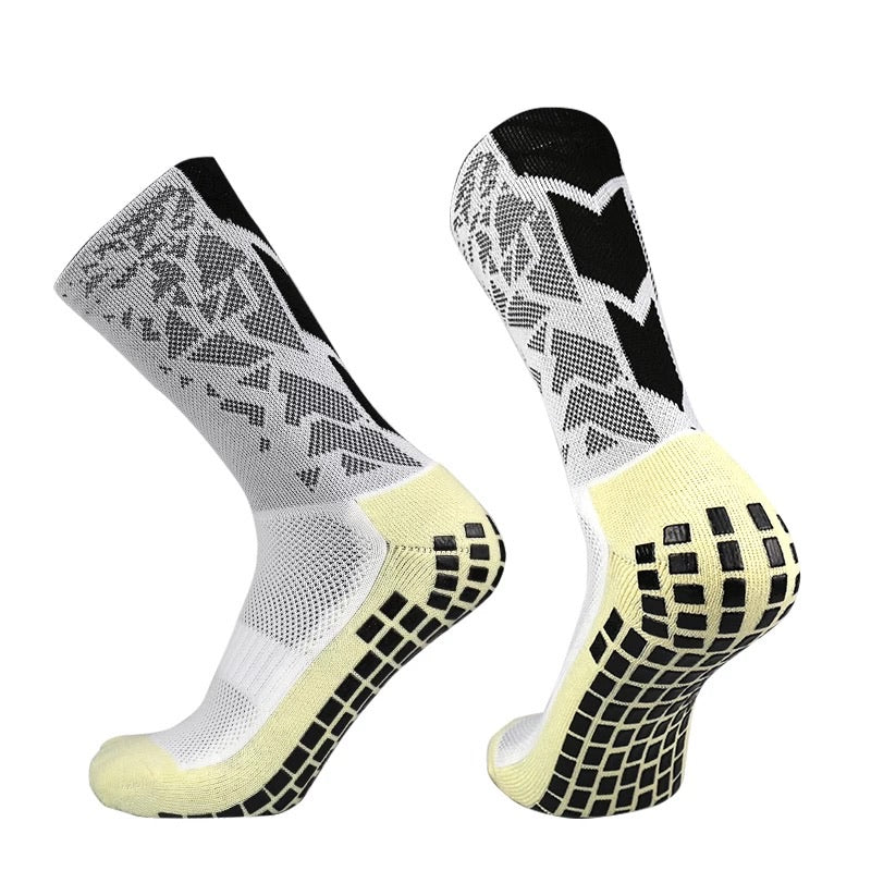 SOCKS  GRIP®  PROFESIONALES   WHITE/  BLACK