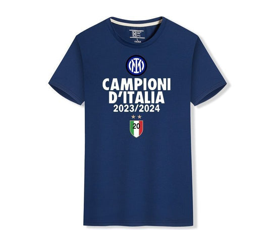 CAMISETA AZUL INTER CELEBRA EL TÍTULO DE CAMPEÓN DE ITALIA 2023/24