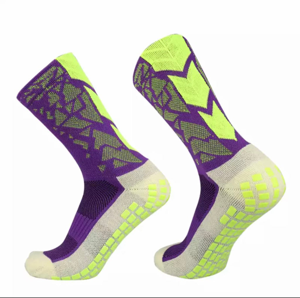 SOCKS GRIP® PROFESIONALES PURPLE / BLACK