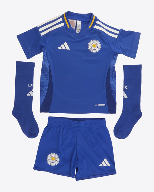 Camiseta de local del Leicester City 2024/25 para hombre - Mini Kit